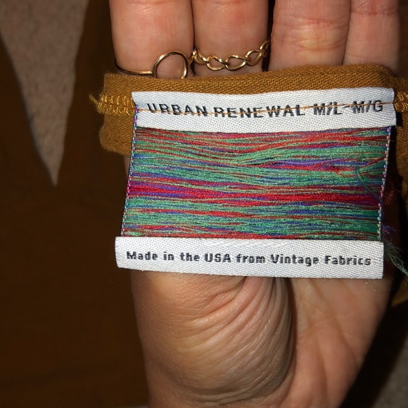 Beautiful boho rustic brown halter top UO - Picture 4 of 4